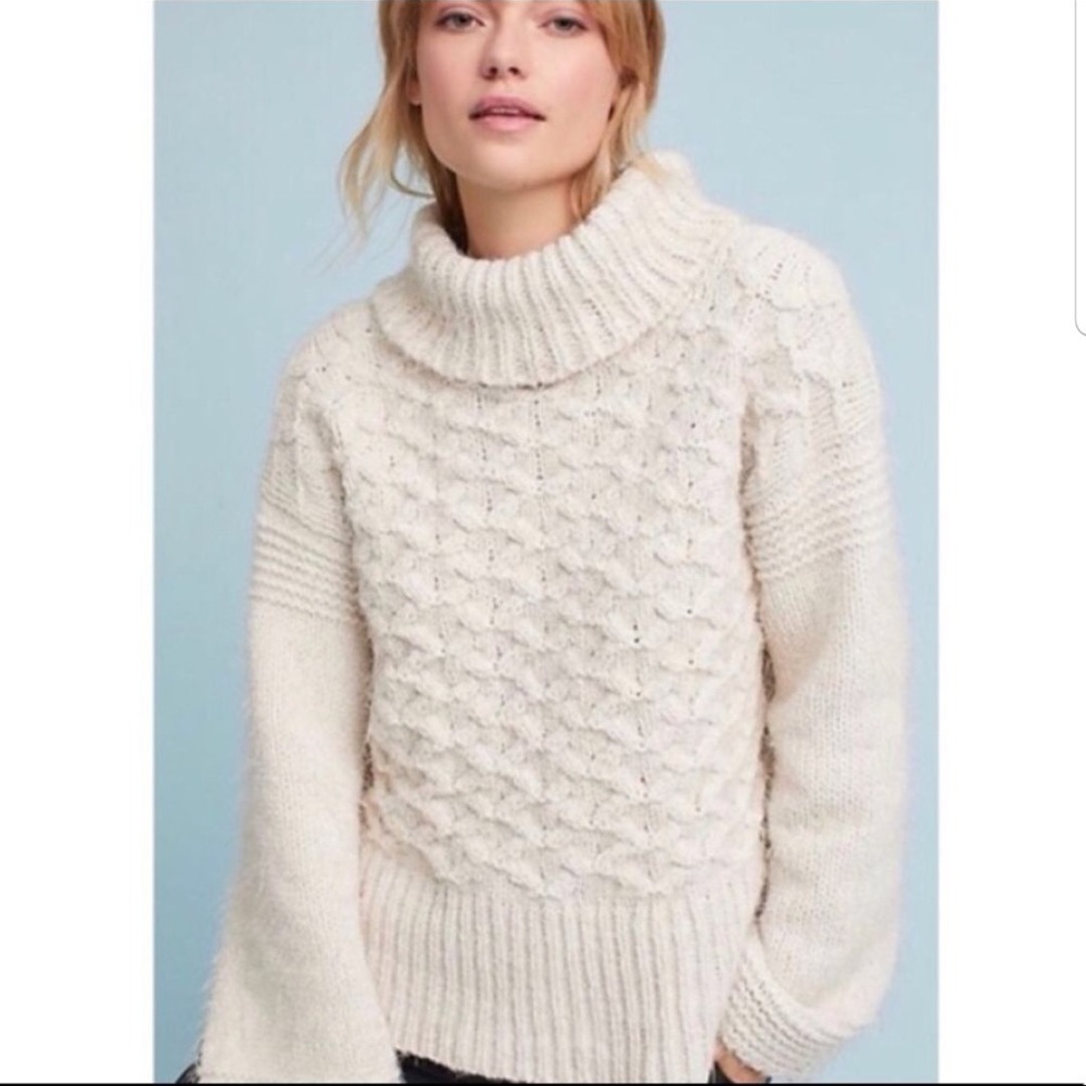 Anthropologie Sleeping On Snow Torrid Sweater